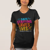 Sicheres Staffeln Rette Krankenschwestern T-Shirt (Vorderseite)