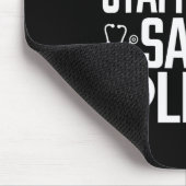 Sicheres Staffing Rette März Krankenschwestern und Mousepad (Ecke)