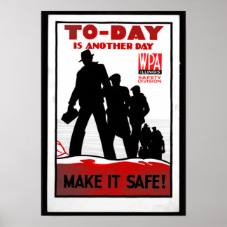 Sicherheit am Arbeitsplatz Poster