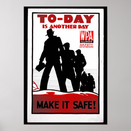 Sicherheit am Arbeitsplatz Poster (Vorne)