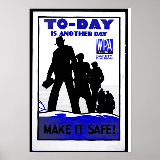 Sicherheit am Arbeitsplatz Poster (Vorne)