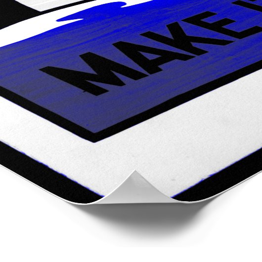 Sicherheit am Arbeitsplatz Poster (Ecke)