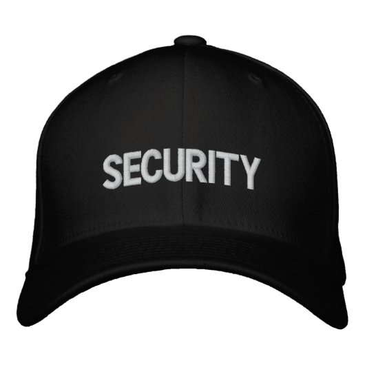 Sicherheit Baseballkappe mit besticktem Logo Bestickte Baseballkappe (Vorderseite)