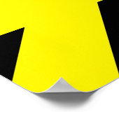 Sicherheit beginnt hier mit einem gelben schwarzen poster (Ecke)