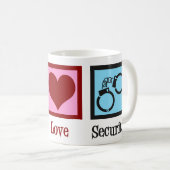 Sicherheit der Liebe Kaffeetasse (VorderseiteRechts)