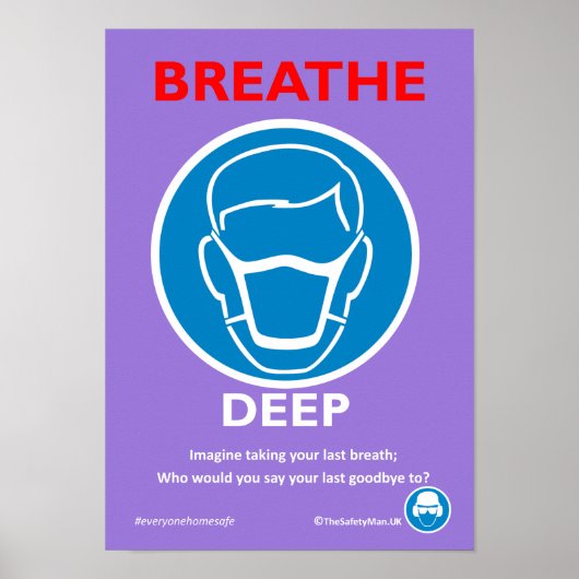 Sicherheit des Atemwegs Poster (Vorne)