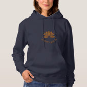Sicherheit - Design der Kupfer-Lotus-Blume Hoodie (Vorderseite)