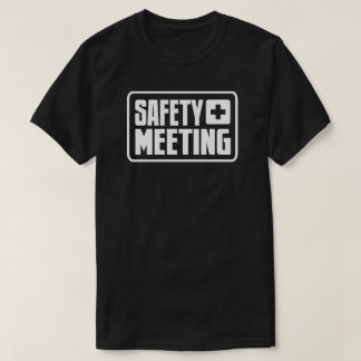 Sicherheit, die schwarzen T - Shirt trifft