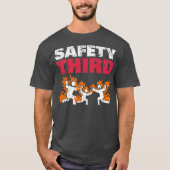 Sicherheit Dritter Funny Firewalls Sicherheit Drit T-Shirt (Vorderseite)