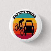 SICHERHEIT DRITTER PATRIOTISCHER T - Shirt IM JULI Button (Vorderseite)