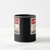 Sicherheit drittes Feuer am 4. Juli Retro Tasse (Zentrum)