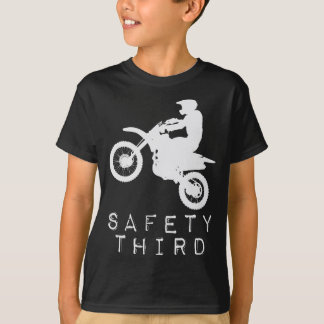 Sicherheit Drittes Motorrad T-Shirt