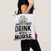 Sicherheit Erste Drink Bier Drinker Nurse National Tasche (Von Nahem)