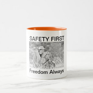 SICHERHEIT ERSTE Freiheits-immer Tasse