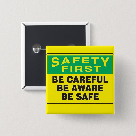 Sicherheit erste, ist bewusst button (Vorne & Hinten)