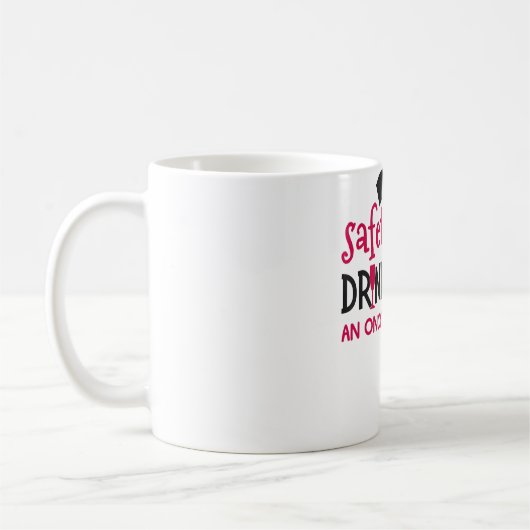 Sicherheit Erste Onkologie Krankenschwester Funny Kaffeetasse (Links)