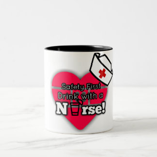 Sicherheit erste zweifarbige tasse