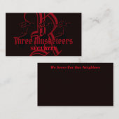 Sicherheit? Freiwillige Visitenkarte (Vorne/Hinten)