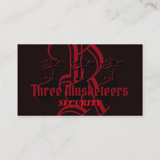 Sicherheit? Freiwillige Visitenkarte (Vorderseite)