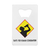 Sicherheit für den menschlichen Verzehr Geldbeutel Flaschenöffner (Rückseite)