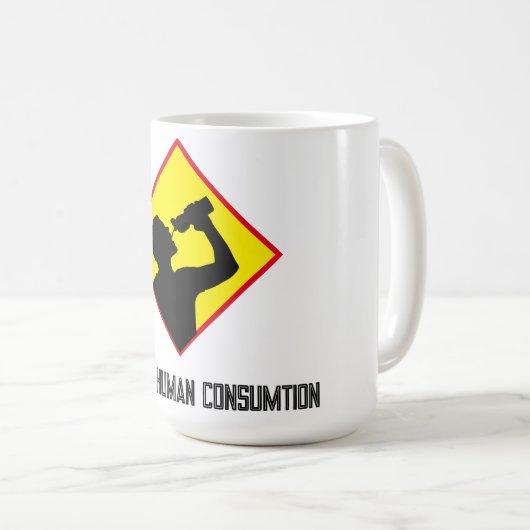 Sicherheit für den menschlichen Verzehr Kaffeetasse (VorderseiteRechts)