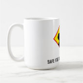 Sicherheit für den menschlichen Verzehr Kaffeetasse (Links)