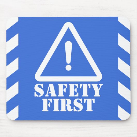 Sicherheit für Polizei und Blaue Sicherheit Mousepad (Vorne)