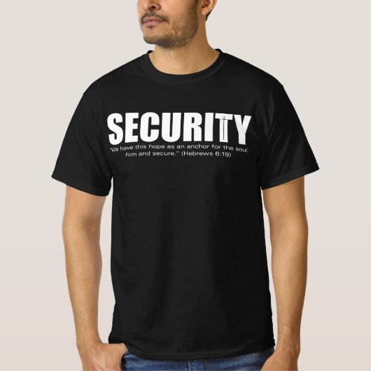 Sicherheit (Hebräische 6:19) T-Shirt (Vorderseite)