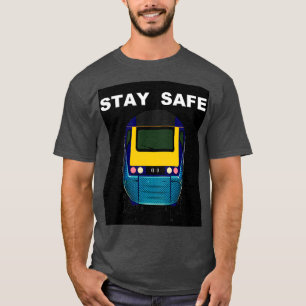 SICHERHEIT HST LOCOMOTIVE bleibe T-Shirt