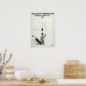 Sicherheit im Vintagen Zweiten Weltkrieg Poster (Küche)