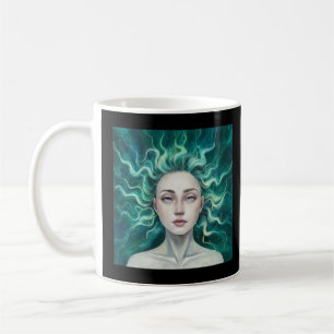 Sicherheit in Aquamarinen Währungen Kaffeetasse