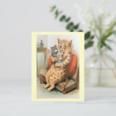 Sicherheit in den Waffen der Mutter durch die Post Postkarte (Stehend Vorderseite)