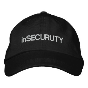Sicherheit ... in SECURITY HAT machen sie zum Lach Bestickte Kappe