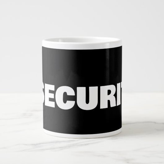 Sicherheit Jumbo-Tasse (Vorderseite)