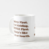 Sicherheit Kaffeetasse (Vorderseite Links)