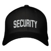 Sicherheit mit Baseball-Cap Bestickte Kappe (Vorderseite)