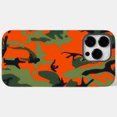 Sicherheit Orange und grüne Camouflage Case-Mate iPhone Hülle (Rückseite (Horizontal))