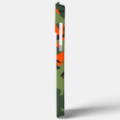 Sicherheit Orange und grüne Camouflage Case-Mate iPhone Hülle (Rückseite / Links)