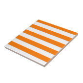 Sicherheit Orange und Weiße Streifen Fliese (Seite)