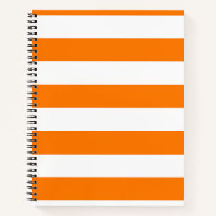 Sicherheit Orange und Weiße Streifen Notizblock