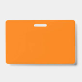 Sicherheit Orangefarbene Farbe Ausweis (Rückseite)
