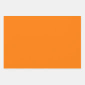 Sicherheit Orangefarbene Farbe Geschenkpapier Set (Vorderseite)