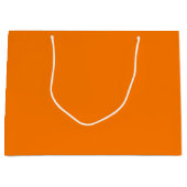 Sicherheit Orangefarbene Farbe Große Geschenktüte (Vorderseite)