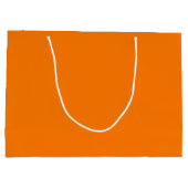 Sicherheit Orangefarbene Farbe Große Geschenktüte (Rückseite)