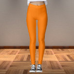 Sicherheit Orangefarbene Farbe Leggings<br><div class="desc">Sicherheit Orangefarbene Farbe</div>