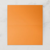 Sicherheit Orangefarbene Farbe Platzkarte (Außenseite Aufgefaltet)
