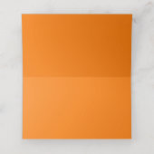 Sicherheit Orangefarbene Farbe Platzkarte (Innenseite Aufgefaltet)