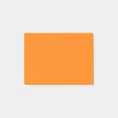 Sicherheit Orangefarbene Farbe Post-it Klebezettel (Vorderseite)