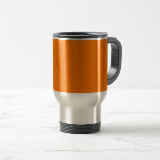 Sicherheit Orangefarbene Farbe Reisebecher (VorderseiteRechts)