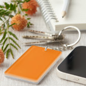 Sicherheit Orangefarbene Farbe Schlüsselanhänger (Vorderseite rechts)